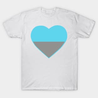 Pride Flag Heart Autosexual T-Shirt